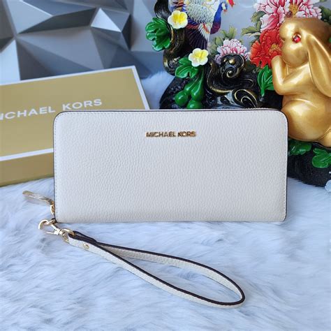 michael kors lillie optic white pebbled wallet|Michael kors optic white wallets + FREE SHIPPING.